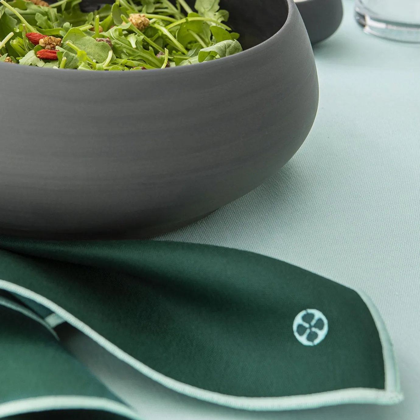 Degrenne Nuances Coton & Lin Vert Menthe